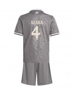 Real Madrid David Alaba #4 Alternativní dres pro děti 2024-25 Krátký Rukáv (+ trenýrky)